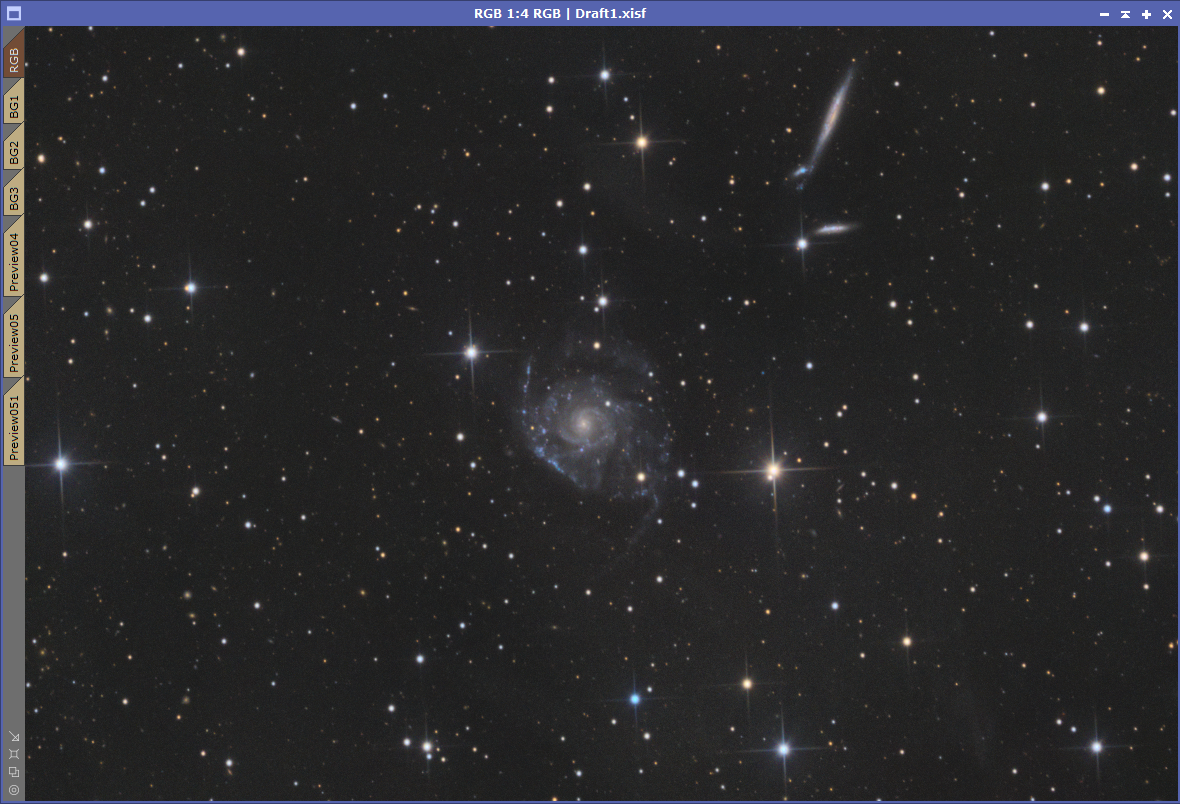 Local Histogram Equalization - Remove new shadows around larger stars