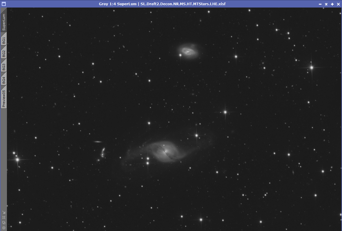 Masked Stretch -> Histogram -> Masked Stretch again -> Histogram