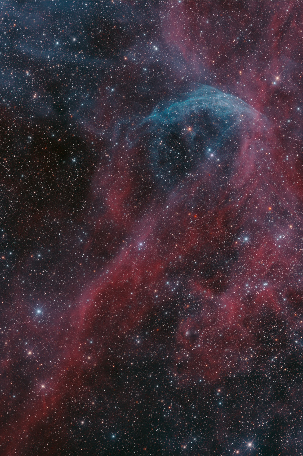 Wolf Rayet 134 Ring Nebula in Cygnus